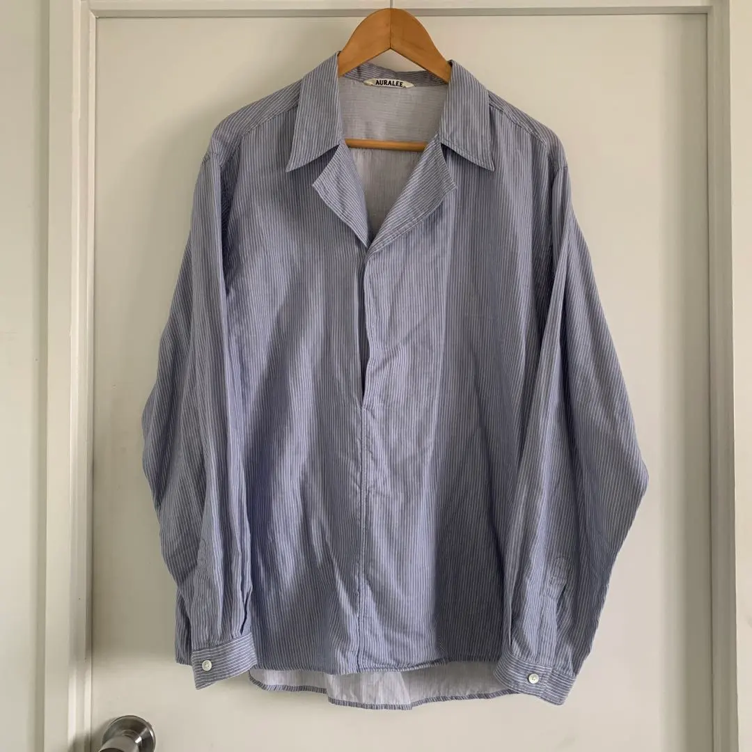 AURALEE WASHED FINX TWILL SHIRTS 4 常田大希‐ Mercari 日本最大二手
