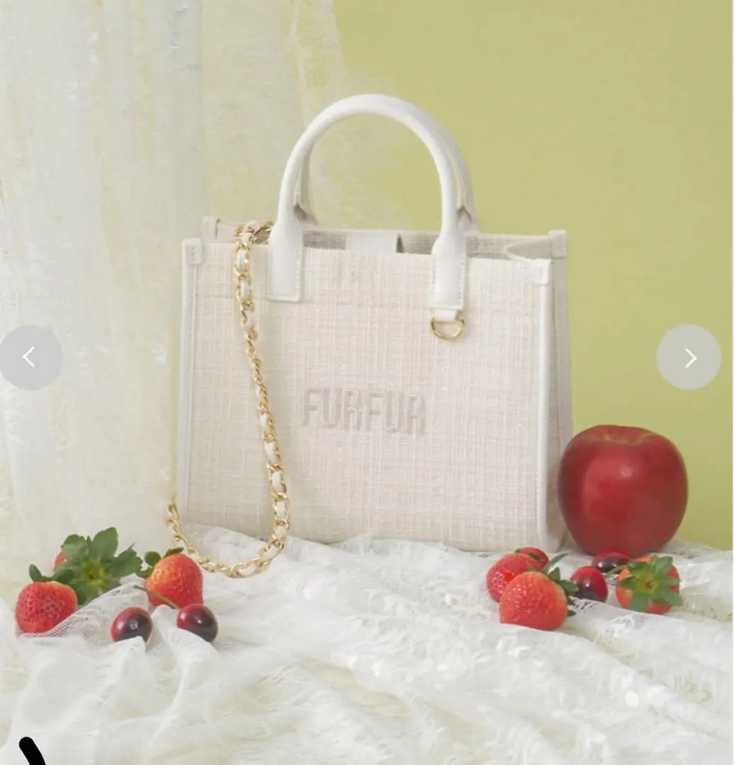 2026年最新】furfur ツイードロゴトートバッグの人気アイテム - メルカリ