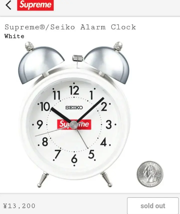 2026年最新】Supreme Seiko Alarm Clockの人気アイテム - メルカリ