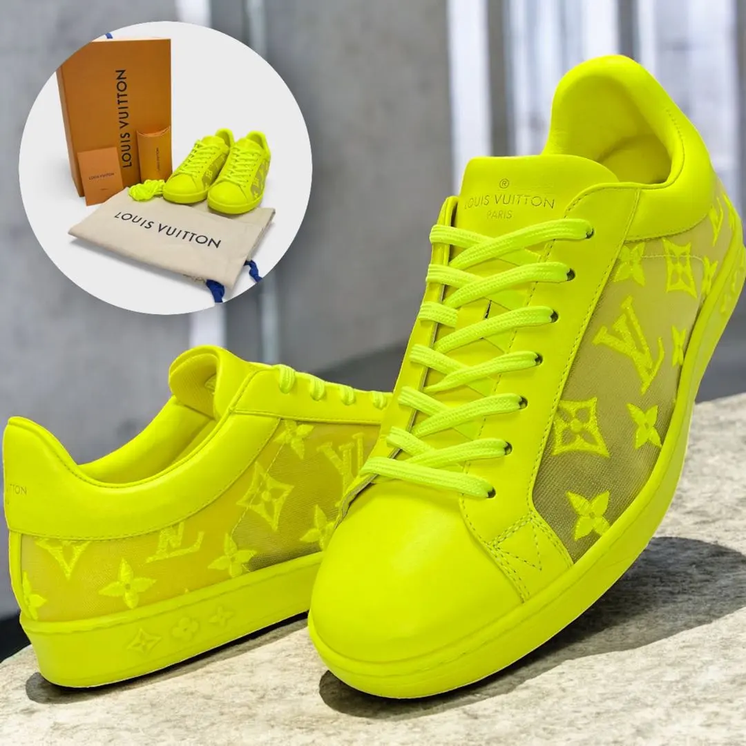 2026年最新】LOUIS VUITTON メインカラー：イエロー スニーカーの人気