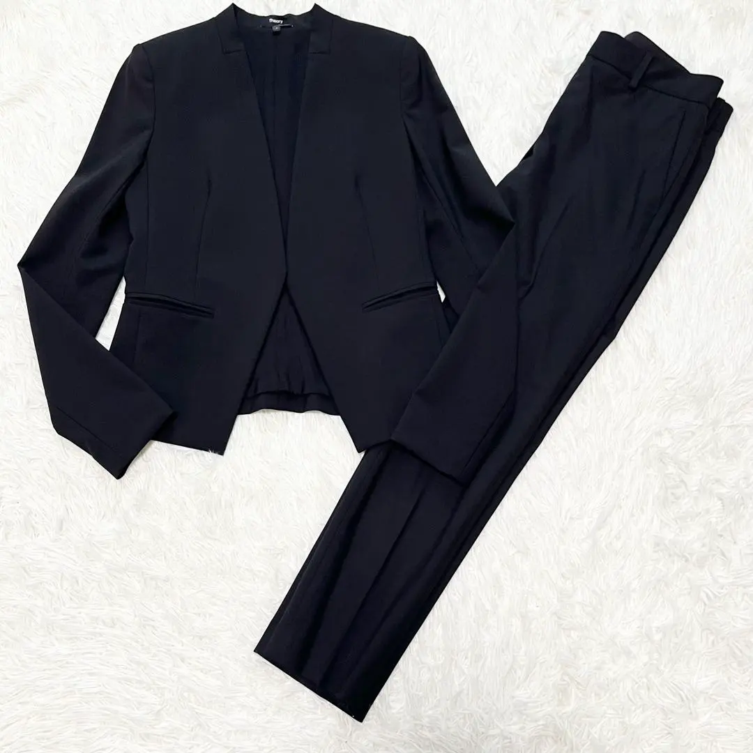 2026年最新】theory カラー：ブラック系 パンツスーツ上下の人気