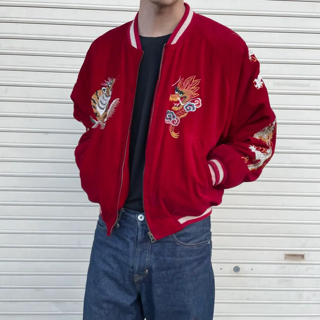 2026年最新】VINTAGE 素材：別珍/ベロア スカジャンの人気アイテム