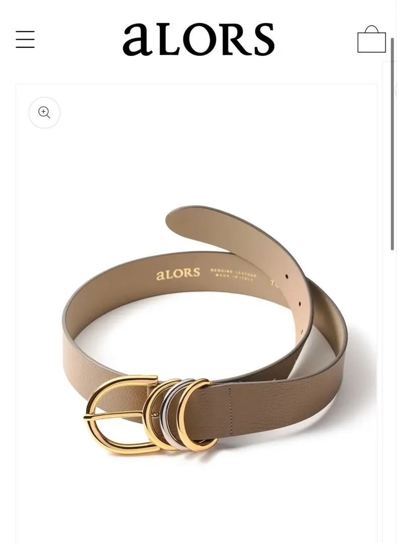 2026年最新】ALORS paris ベルトの人気アイテム - メルカリ