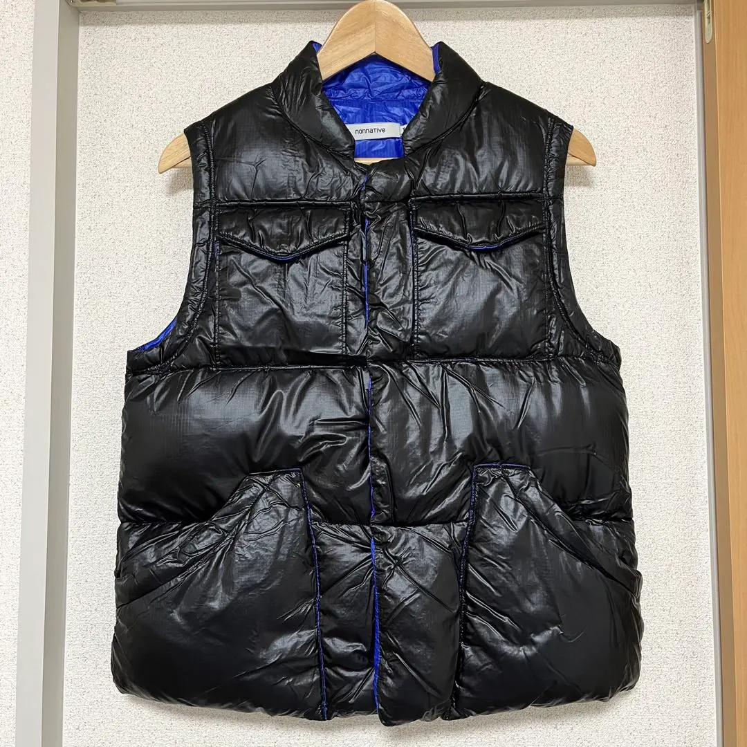 2026年最新】NONNATIVE カラー：ブラック系 ダウンベスト