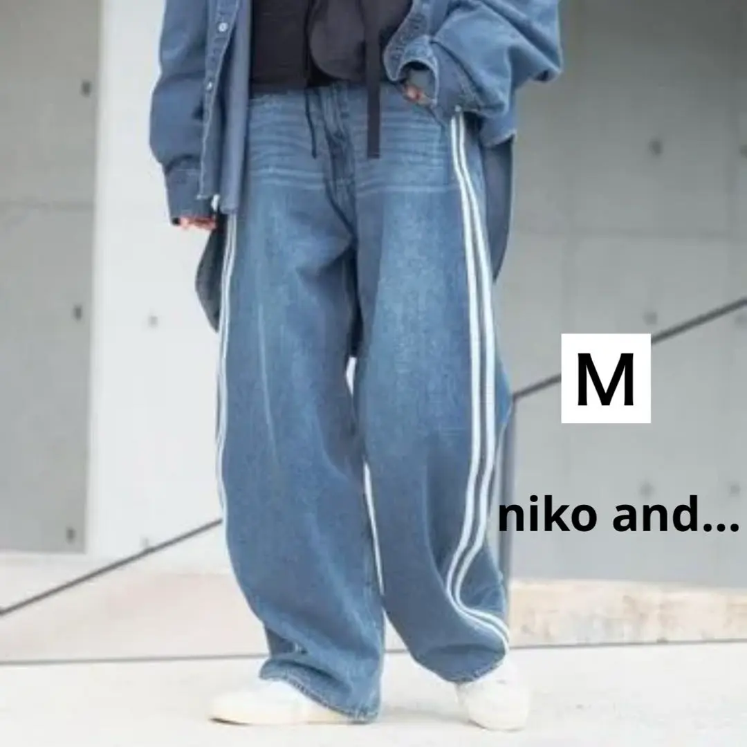 2026年最新】ラインデニムパンツ ニコアンドの人気アイテム - メルカリ