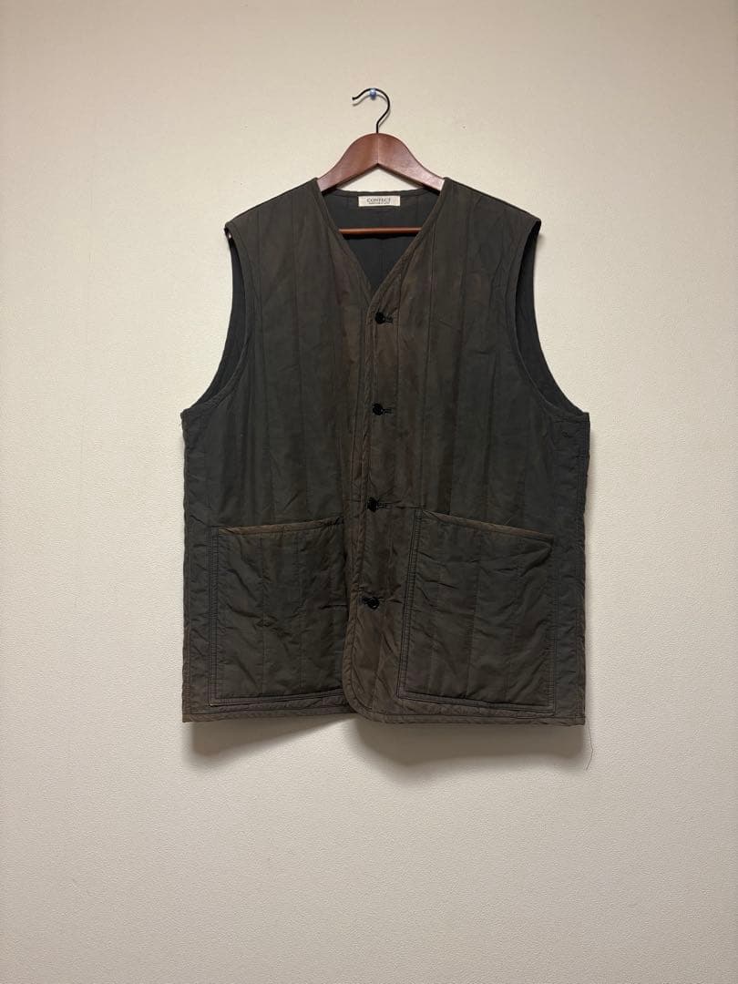 ウール中綿 キルティング オーバーベスト OperaSPORT オペラスポーツ キルティング ベスト MARIO UNISEX VEST B4