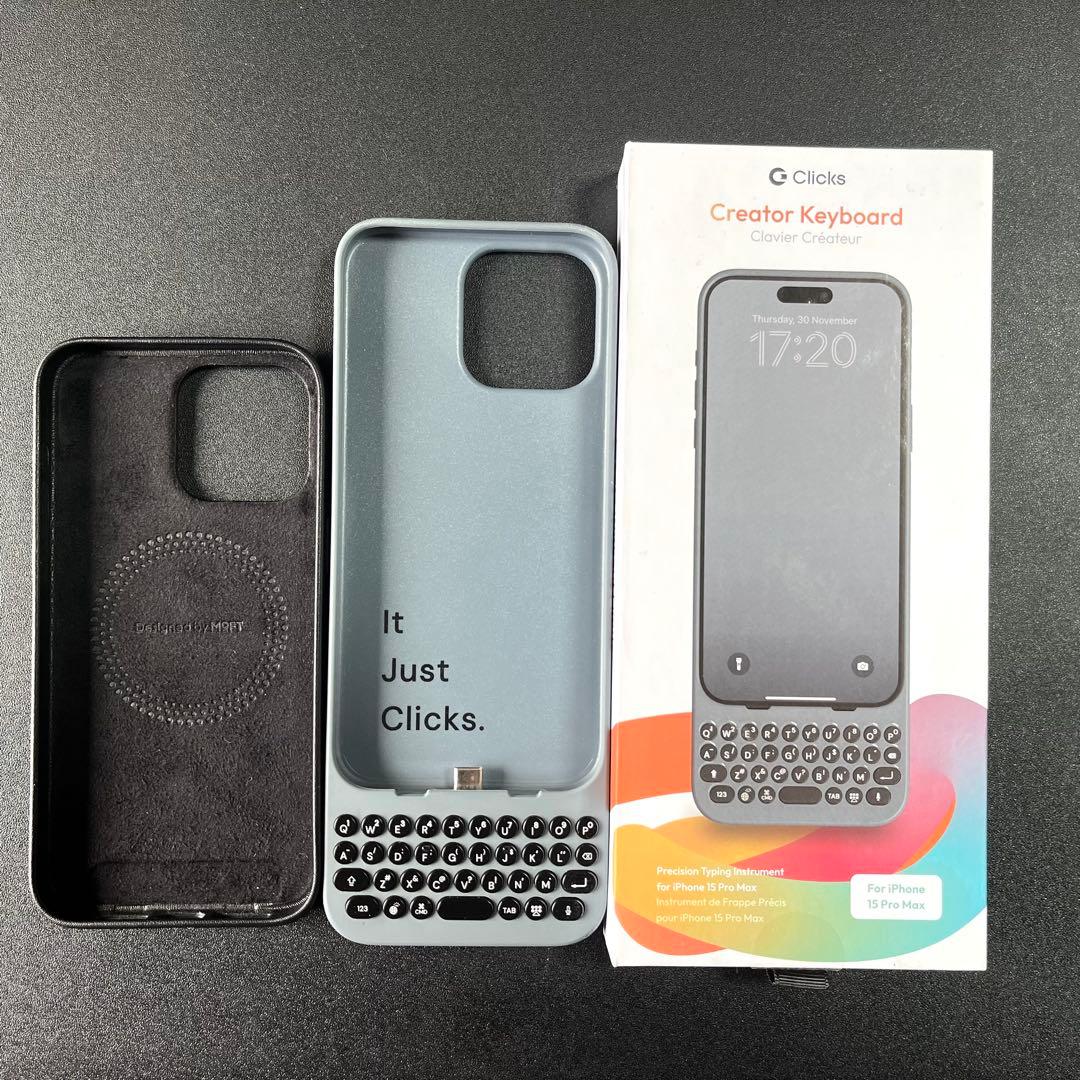 iPhone15Promax用 Clicks Keyboard＆MOFTケース Amazon.co.jp: Clicks(クリックス) iPhone 15 Pro 用 キーボード付き