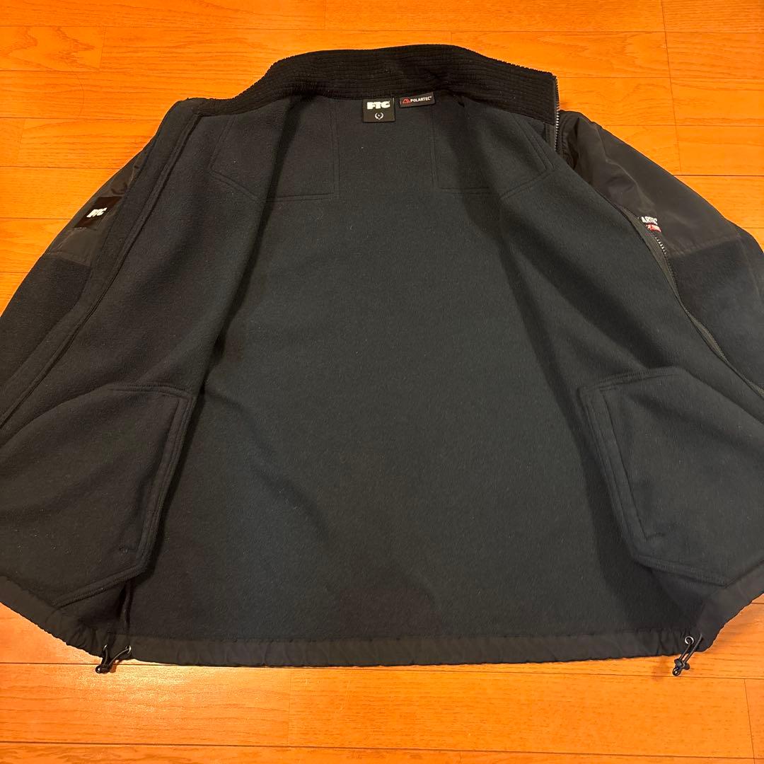 FTC polartec L フリース ブラック ポーラテック ボア ジャケット