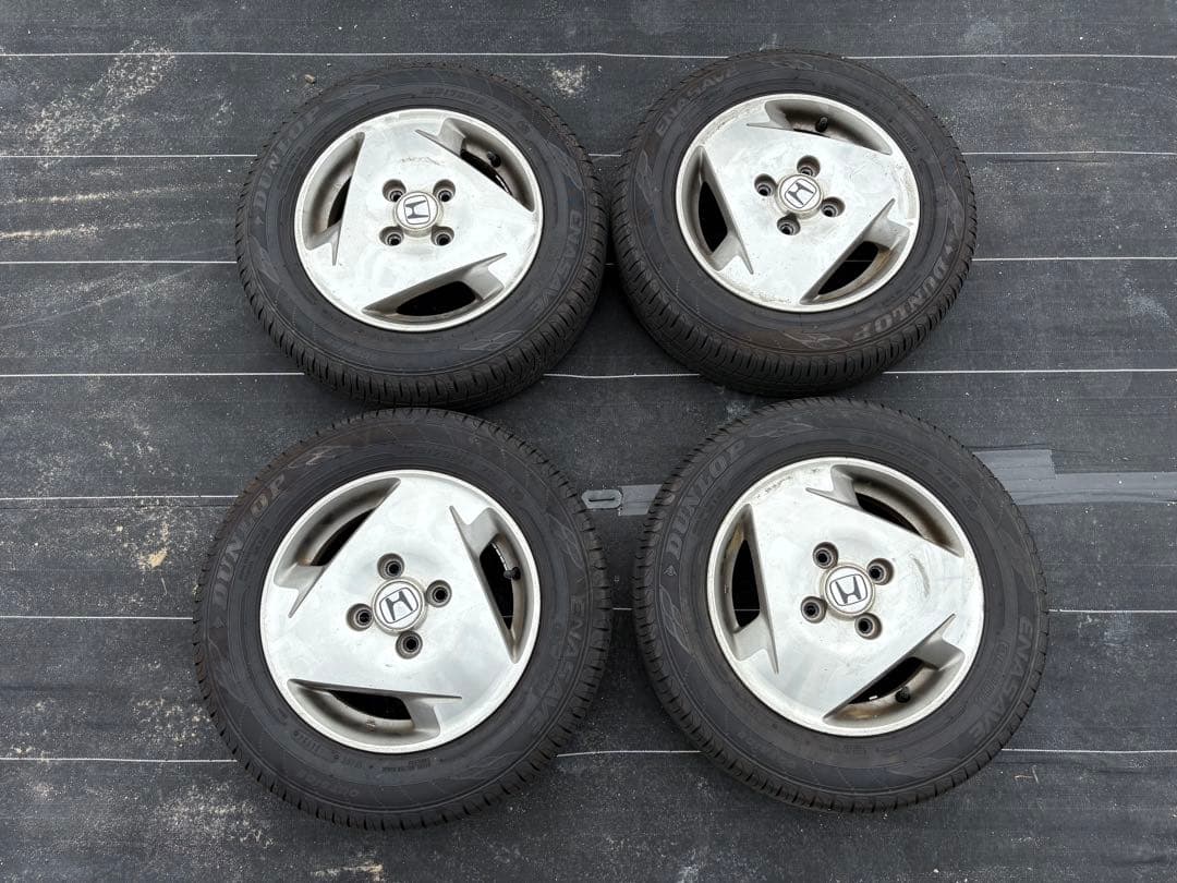 HONDA バモス タイヤ 純正アルミホイール 13インチ - メルカリ