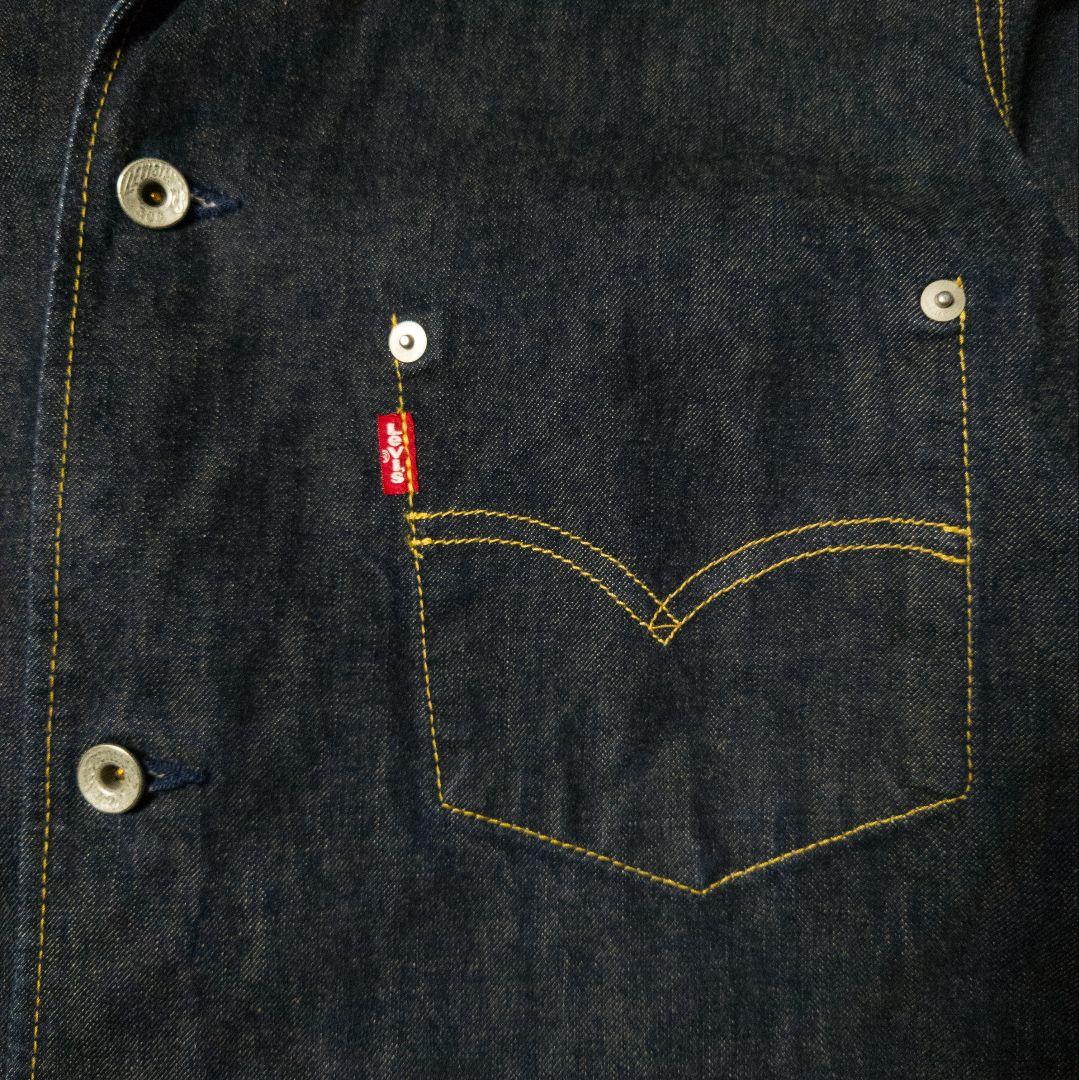 ✸00's✸リーバイス✸カバーオール✸日本製✸デニムジャケット✸濃紺