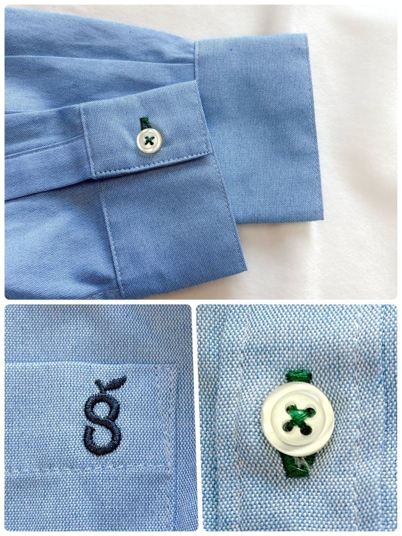 試着のみ☆120グリーンレーベルリラクシング ネイビー スーツ 金ボタン