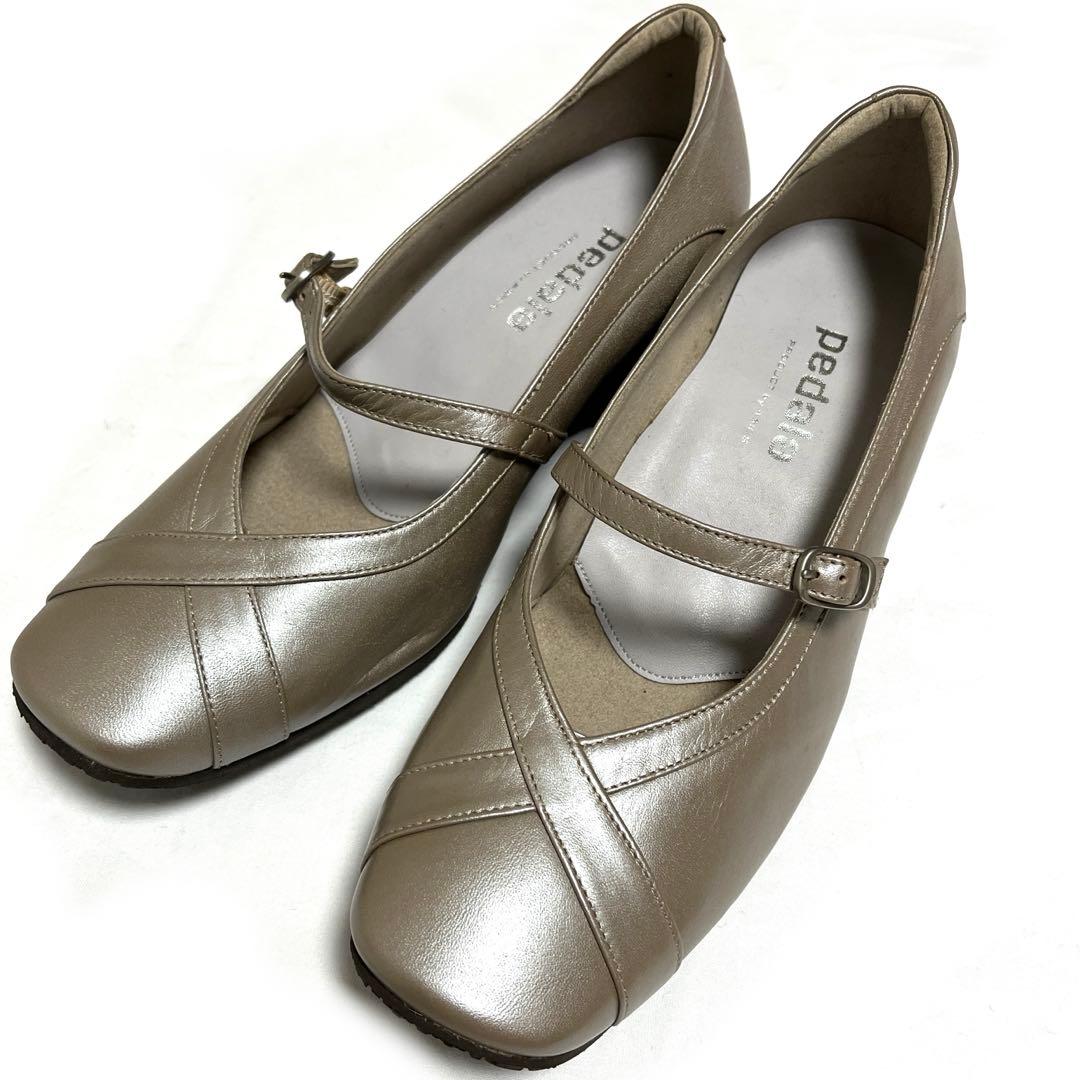 定価1.8万【Pedala】 ストラップパンプス 23EEE パールベージュ - メルカリ