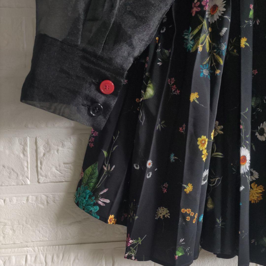 専用✨ロイスクレヨン フラワー プリーツ オーガンジー ワンピース