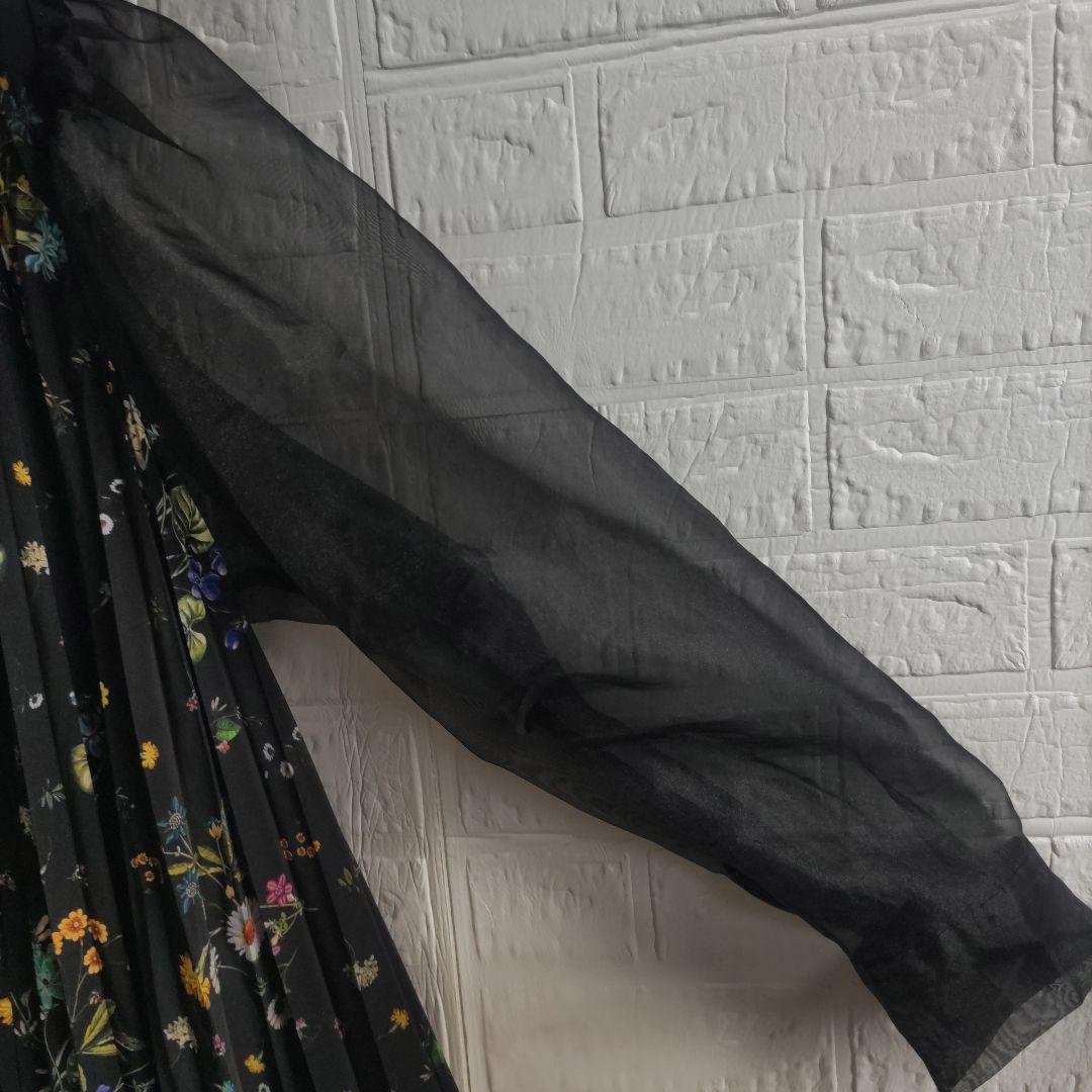 専用✨ロイスクレヨン フラワー プリーツ オーガンジー ワンピース