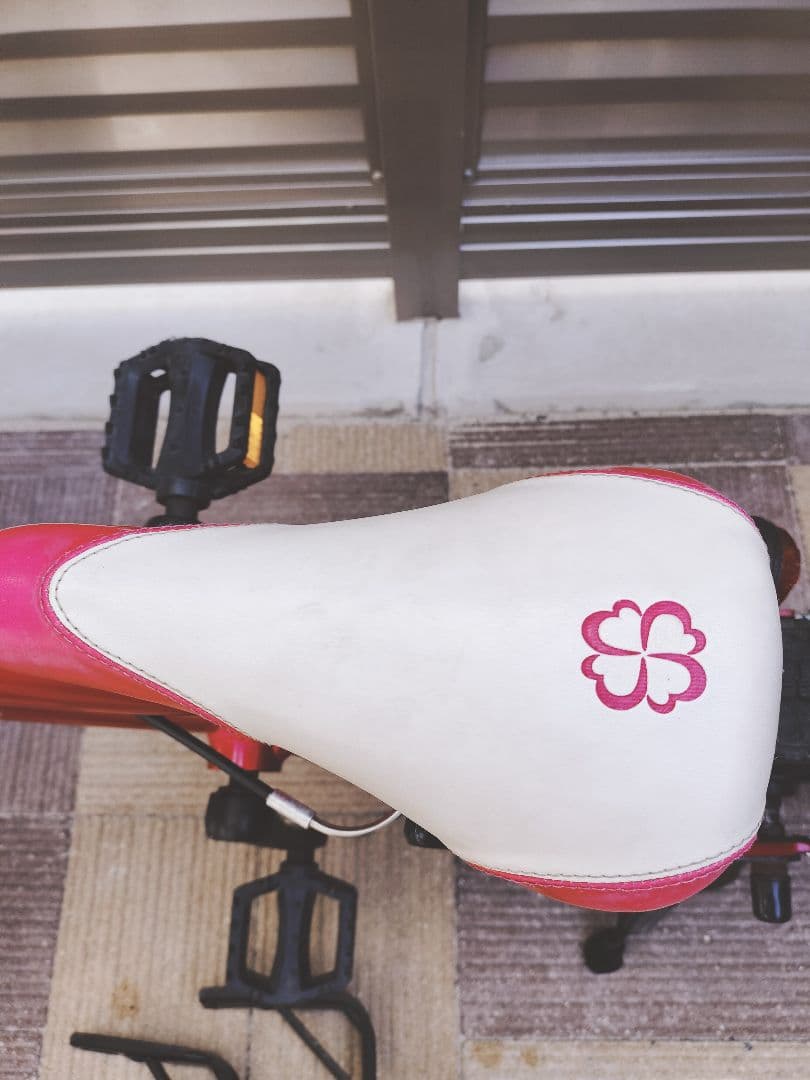 川崎市内引渡希望】ヨツバサイクル ピンク 16インチ - メルカリ