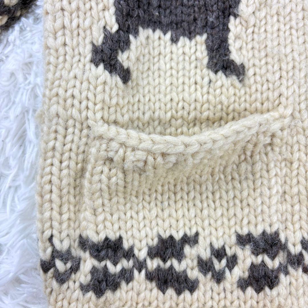 美品】ラブラドールレトリバー カナディアンセーター カウチン レザー