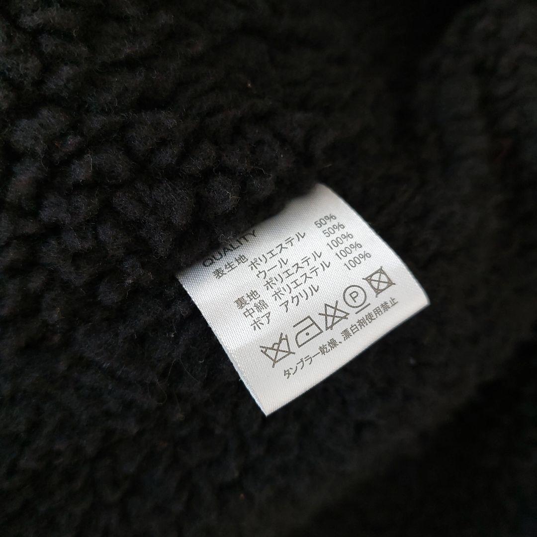 の*り様 クリームソーダ ボア ブルゾン カスリ柄 ネップ柄 ピンク