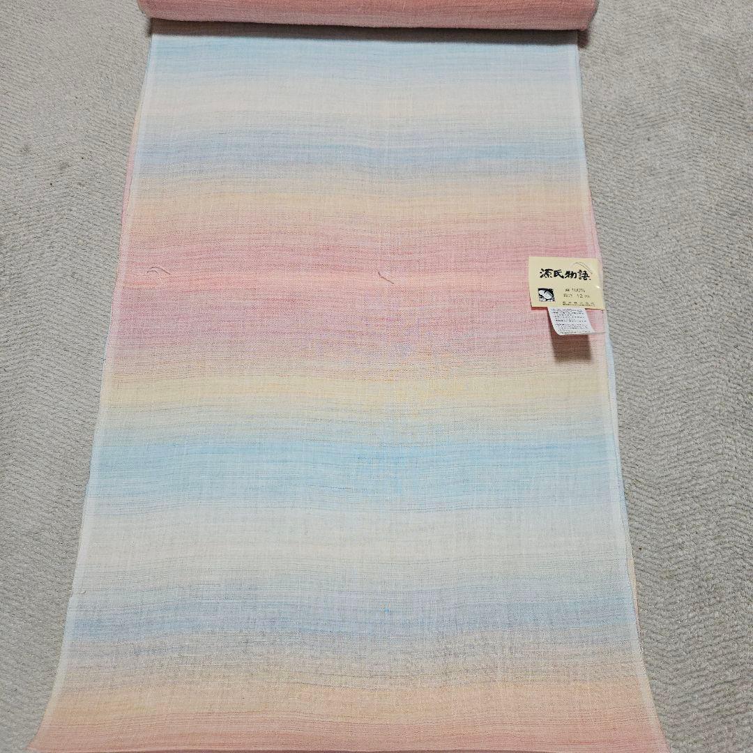 麻100%源氏物語反物　着物、浴衣 楽天市場】＜お仕立て込み＞ 源氏物語浴衣 ブランド 浴衣 女性ゆかた