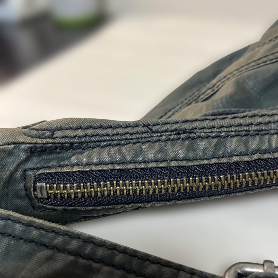 古*離様 DIESEL 三日月型 ダークブルー ショルダーバッグ