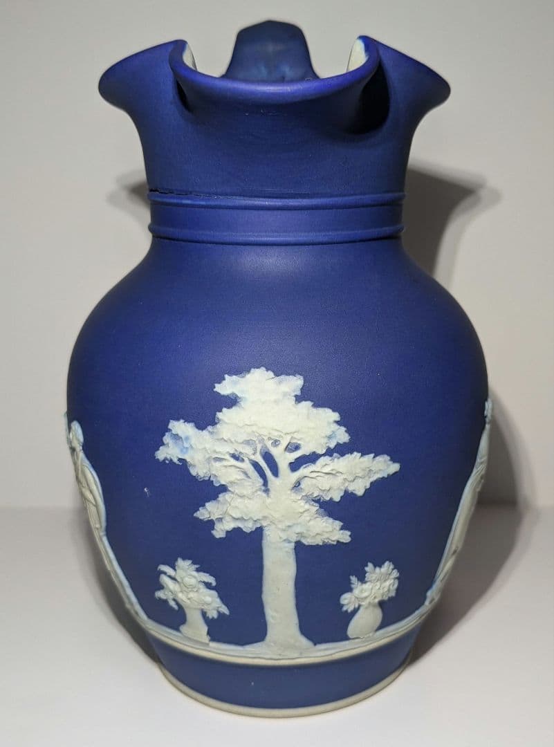 ウェッジウッド 1900年頃製造 ディップドブルー ジャスパーウェア