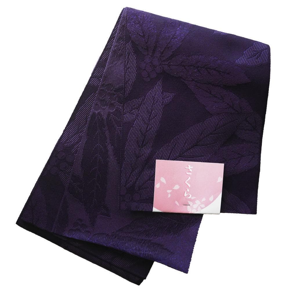 新品送料込み 日本製 柄入り浴衣帯 浴衣姿に紫地 AMOW029 - メルカリ