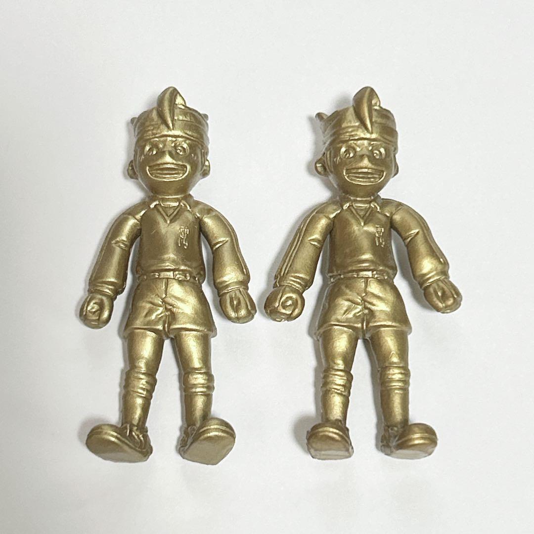 イナズマイレブン 劇場版特典 金の円堂守2体セット 円堂御守 イナイレ