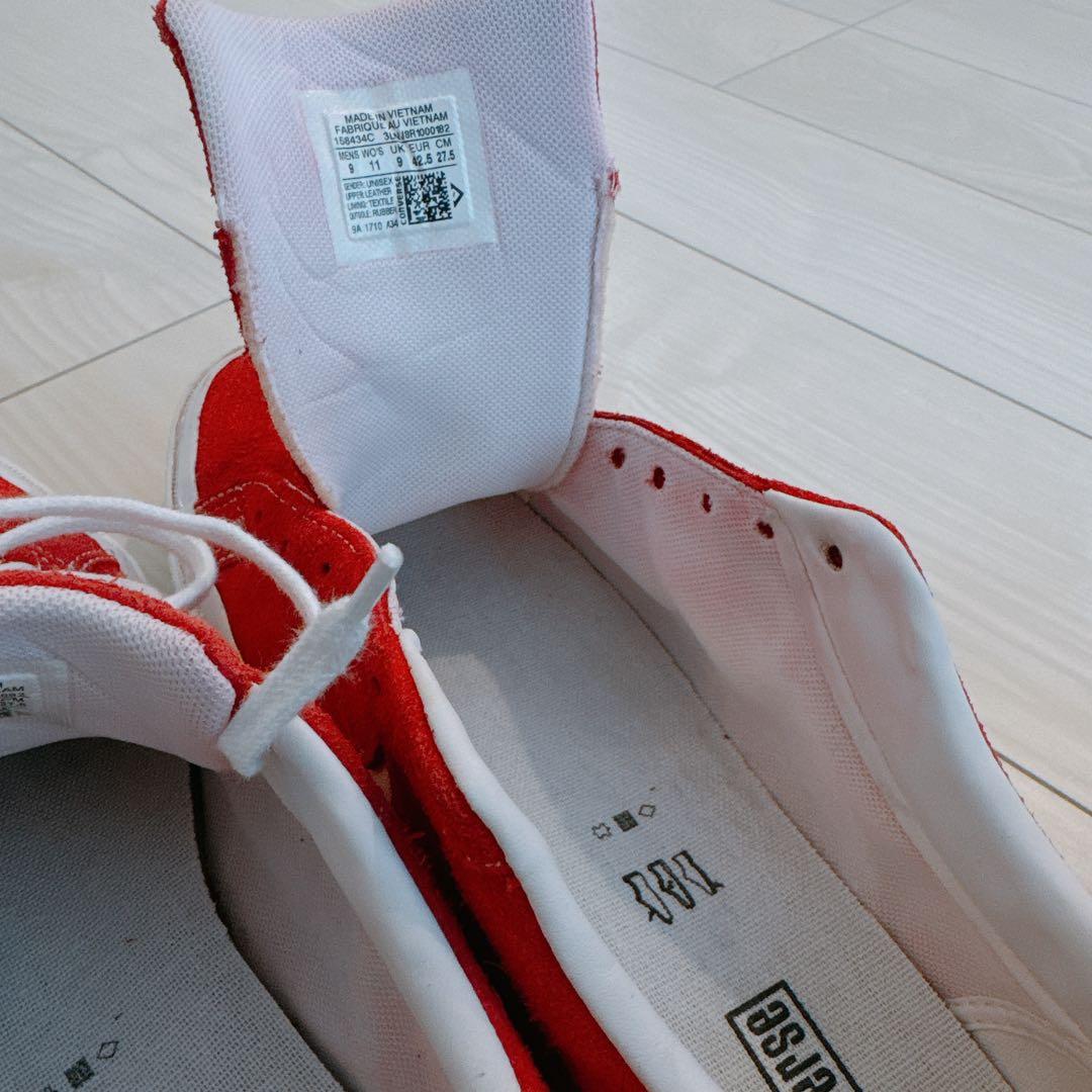 27.5cm 【日本未発売モデル】CONVERSE ワンスター OX Red