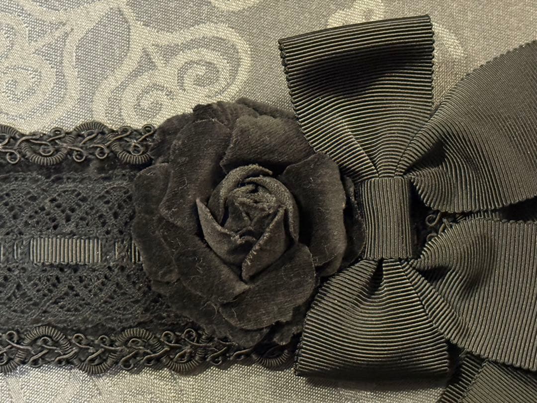 VictorianMaiden初期 別珍クロウディアヘッドドレス ブラック - メルカリ