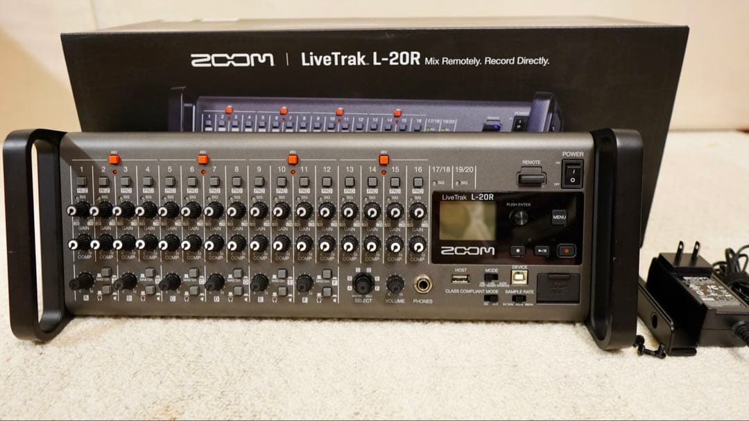 ZOOM LiveTrak L-20R デジタルミキサー　付属品元箱完備 LiveTrak L-20 | ZOOM