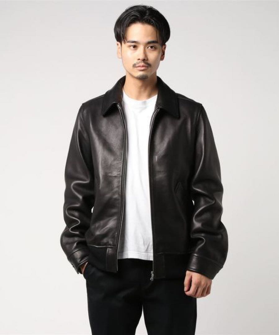 A.P.C. アーペーセー モトブルゾン レザージャケット 革ジャン M