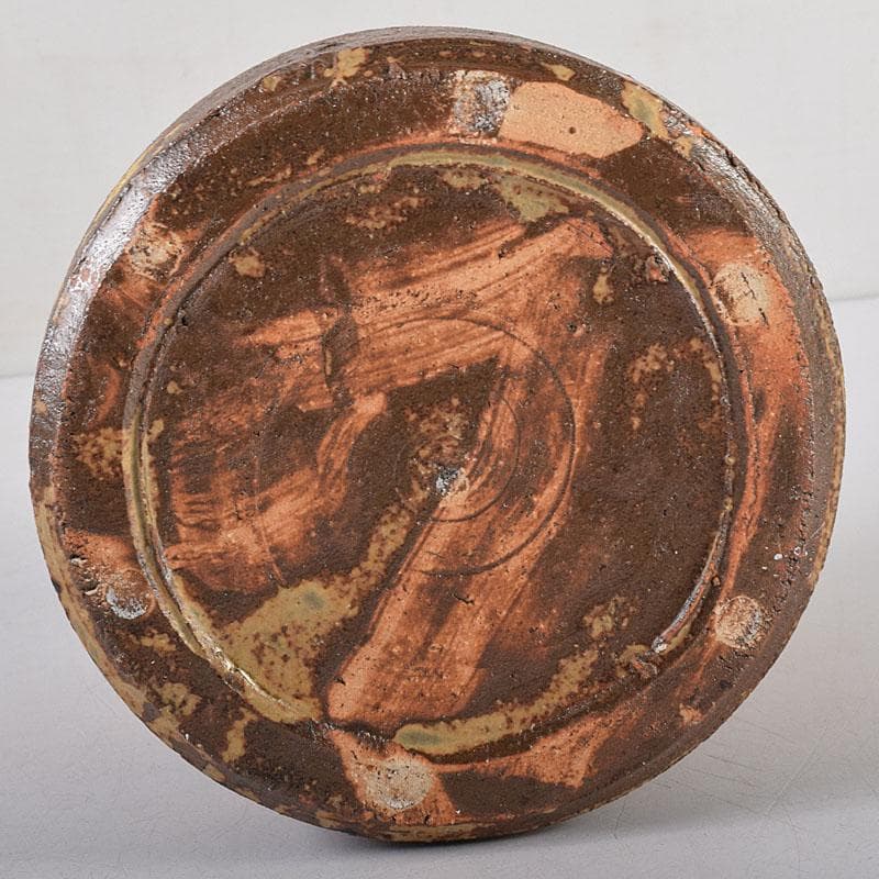 TM 様専用益子焼 吉川水城作 金彩草文水指 共箱 C 7968 - メルカリ