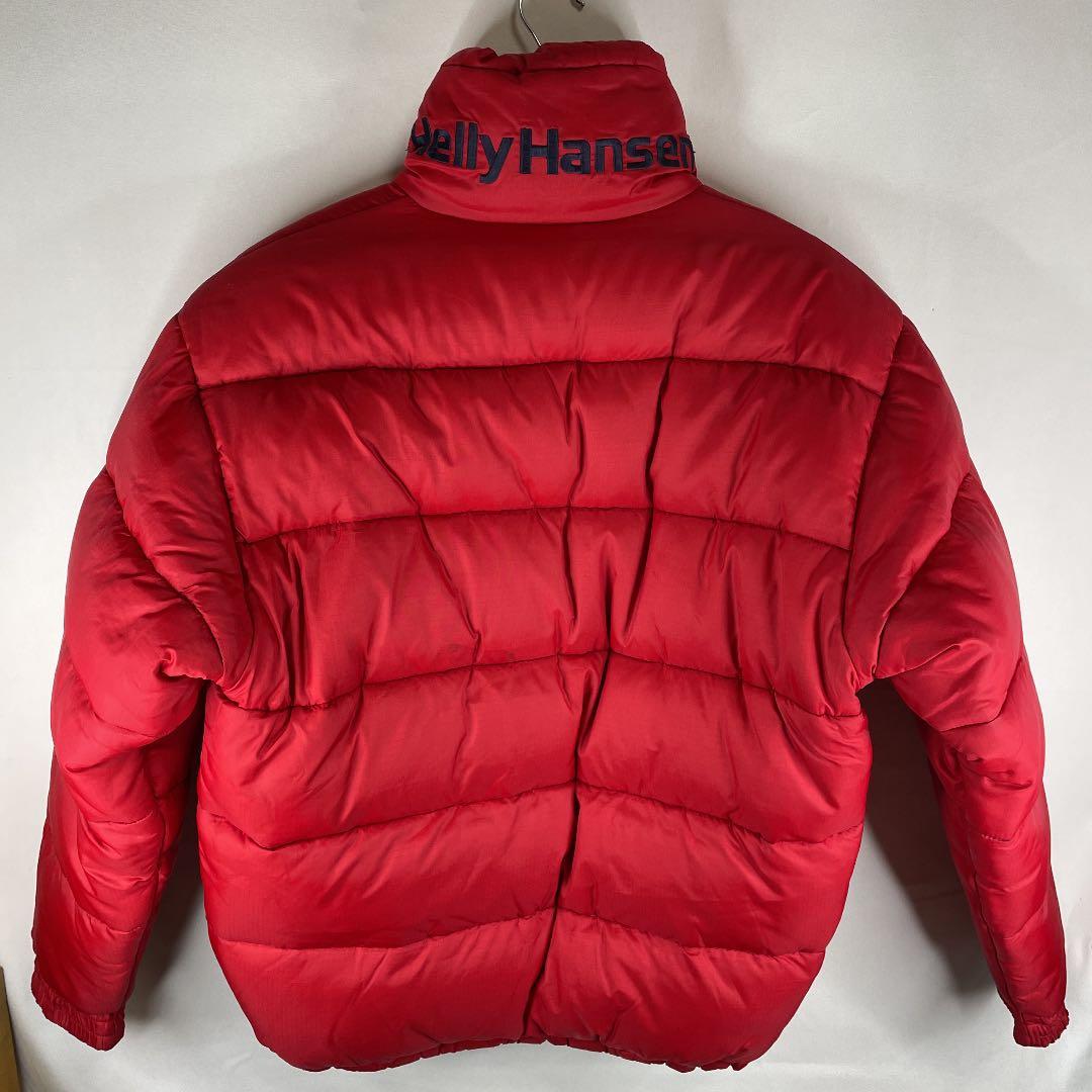 ヘリーハンセン ダウンジャケット リバーシブル 80s 90s 赤 ネイビー