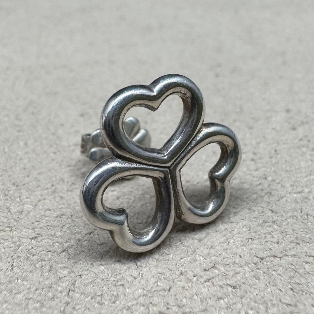 TIFFANY＆CO ティファニー ピアス ハートクローバー SV925 片耳 - メルカリ