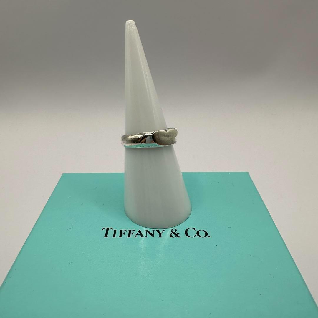 オールド ティファニー 925リング ハートモチーフ 約12号 シンプル