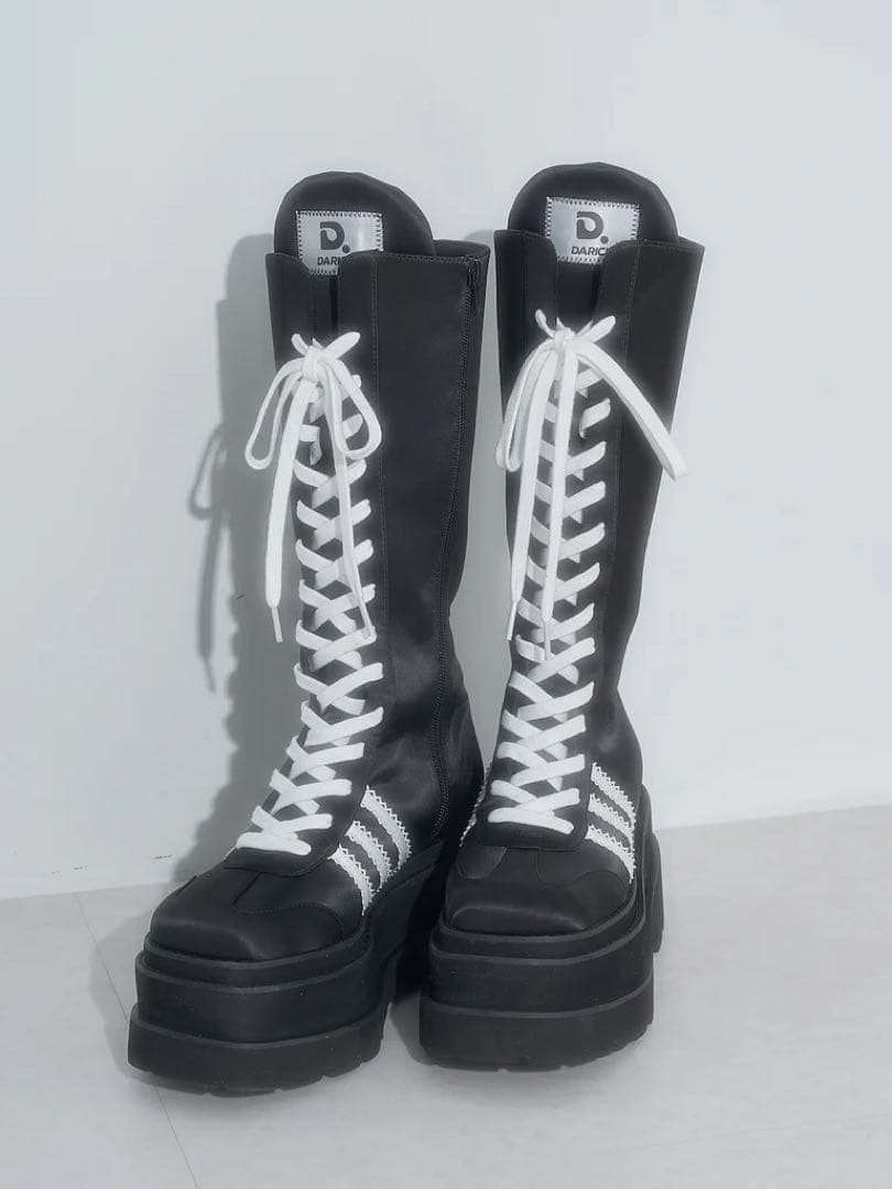 Darich レースアップスニーカーブーツ Darich（ダーリッチ） ブーツ レースアップスニーカーロングブーツ