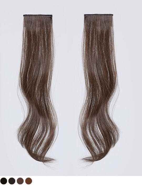 オープンハーフウィッグ ベイビーピース チョコブラウン ピンクエイジ