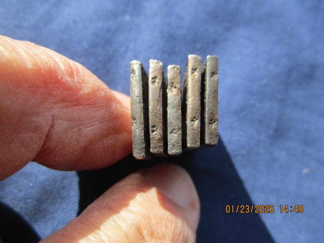 一分銀 天保一分銀 5枚 品物保障 - メルカリ