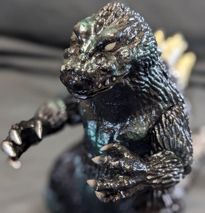 ゴジラ1962～キンゴジ（ギガブレイン）ソフビフィギュア 背ビレ蓄光版