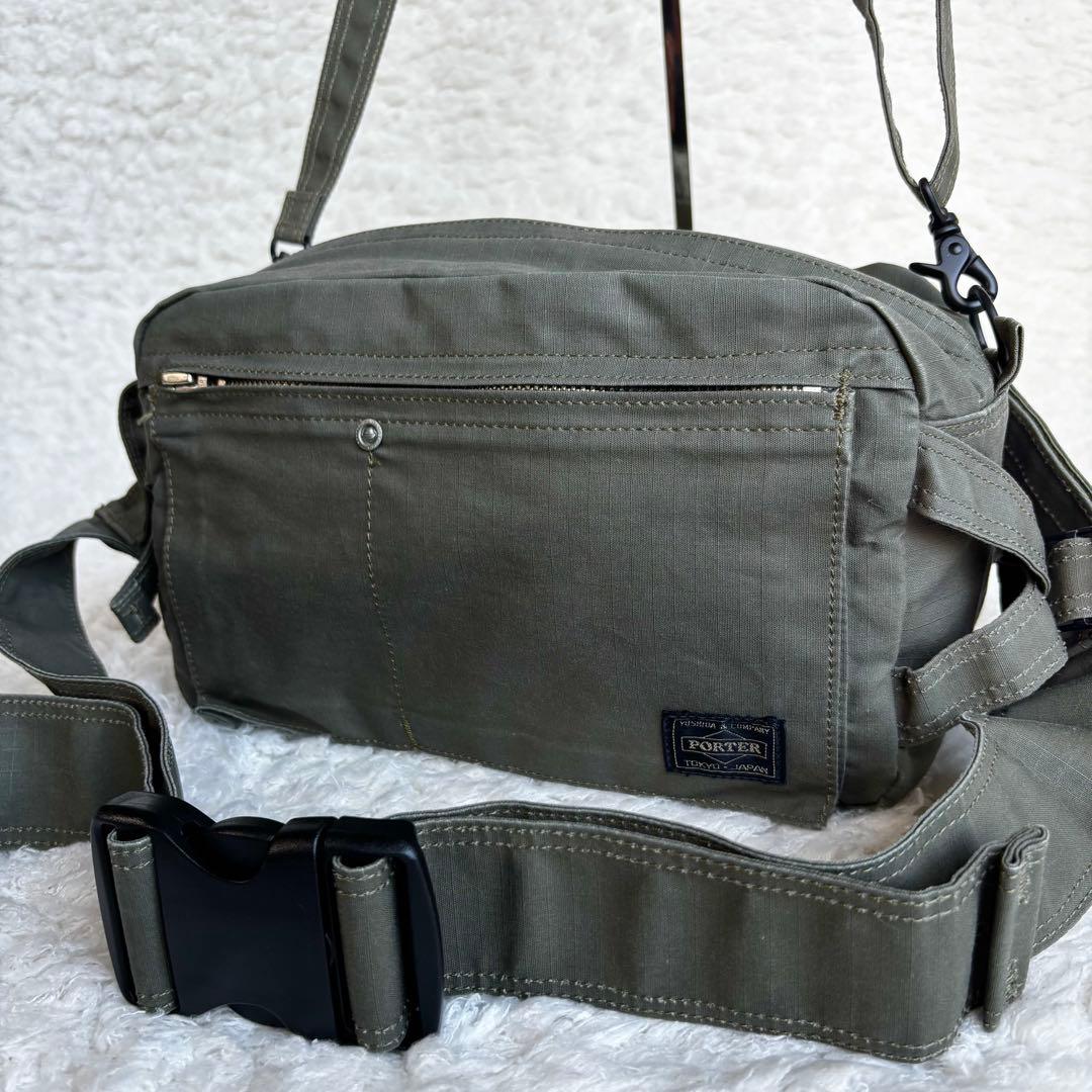 最終価格★希少★【PORTER ポーター】ウエストバッグ ショルダーバッグ PORTER ポーター スイッチ ウエストバッグ 874-19676 吉田カバン