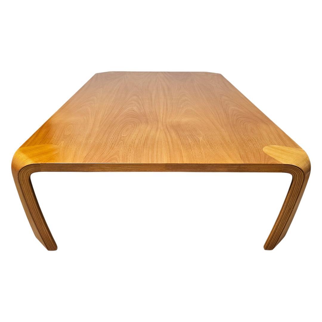 天童木工 Tendo 座卓 150×90 バチ脚 曲木 ローテーブル 和モダン