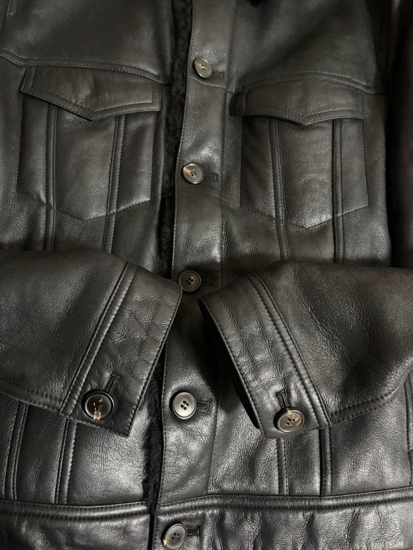 名作】Theory セオリー リアルムートンジャケット Gジャン型 3rd