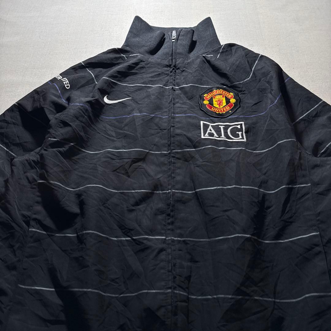 08-09 NIKE マンチェスターユナイテッド サッカー ナイロンジャケット