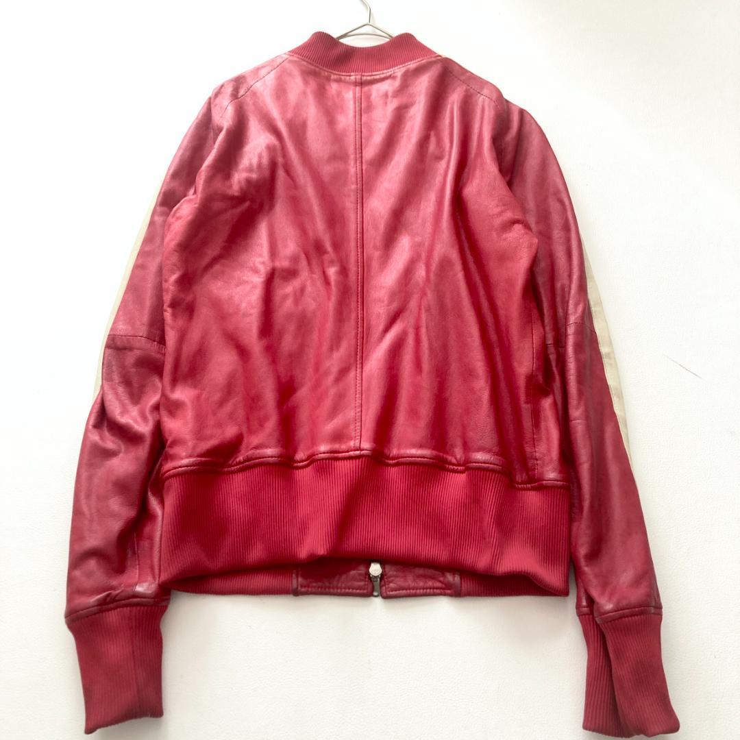 鹿革】ドレストリップ ディアスキン レザージャケット トラック