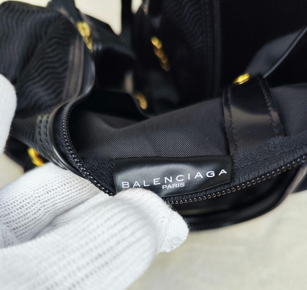 美品 バレンシアガ エース コラボ 2way ボストンバッグ ナイロン