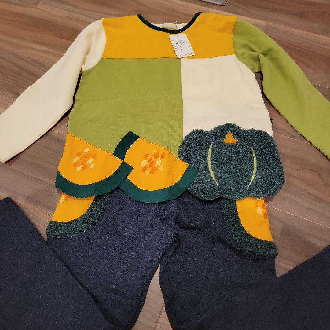 【新品】ベイビーチアー　かぼちゃトレーナー&ズボン120サイズ 随時更新】ナルミヤ2024福袋⑩ベイビーチアー♡男女120サイズまで