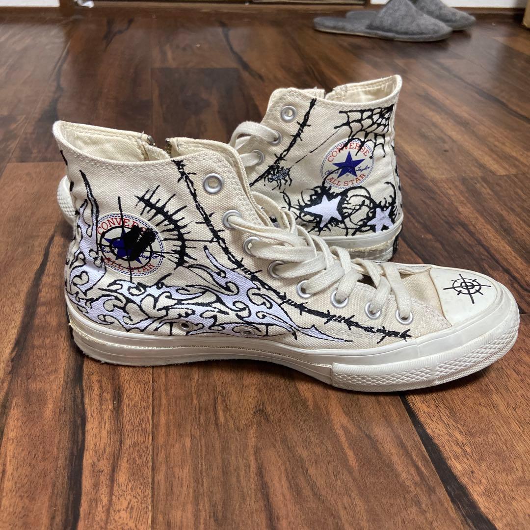 CONVERSE スパイダーウェブ ハイカットスニーカーY2K Tattoo - メルカリ