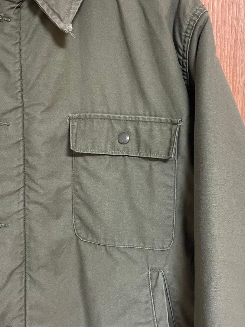 60年代 実物 USED 米軍 U.S.NAVY A-2デッキジャケット