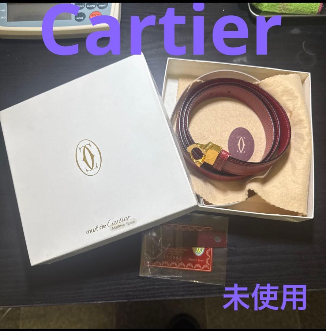 Cartier カルティエ　must de Cartierレザーベルト　未使用 楽天市場】Cartier カルティエメンズレザーベルトリバーシブル カーフ