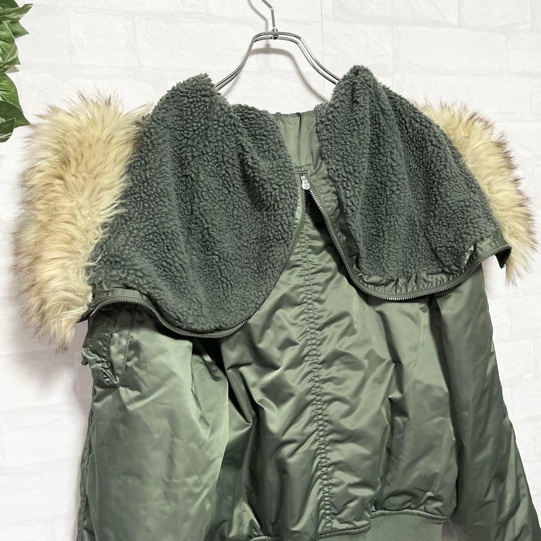 AMERICAN EAGLE N-2B フライトジャケット ファーY2K平成F