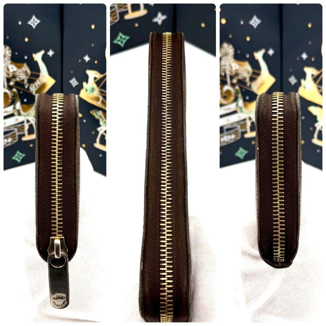 ルイヴィトン ジッピーウォレット ダミエ エベヌ ラウンドファスナー